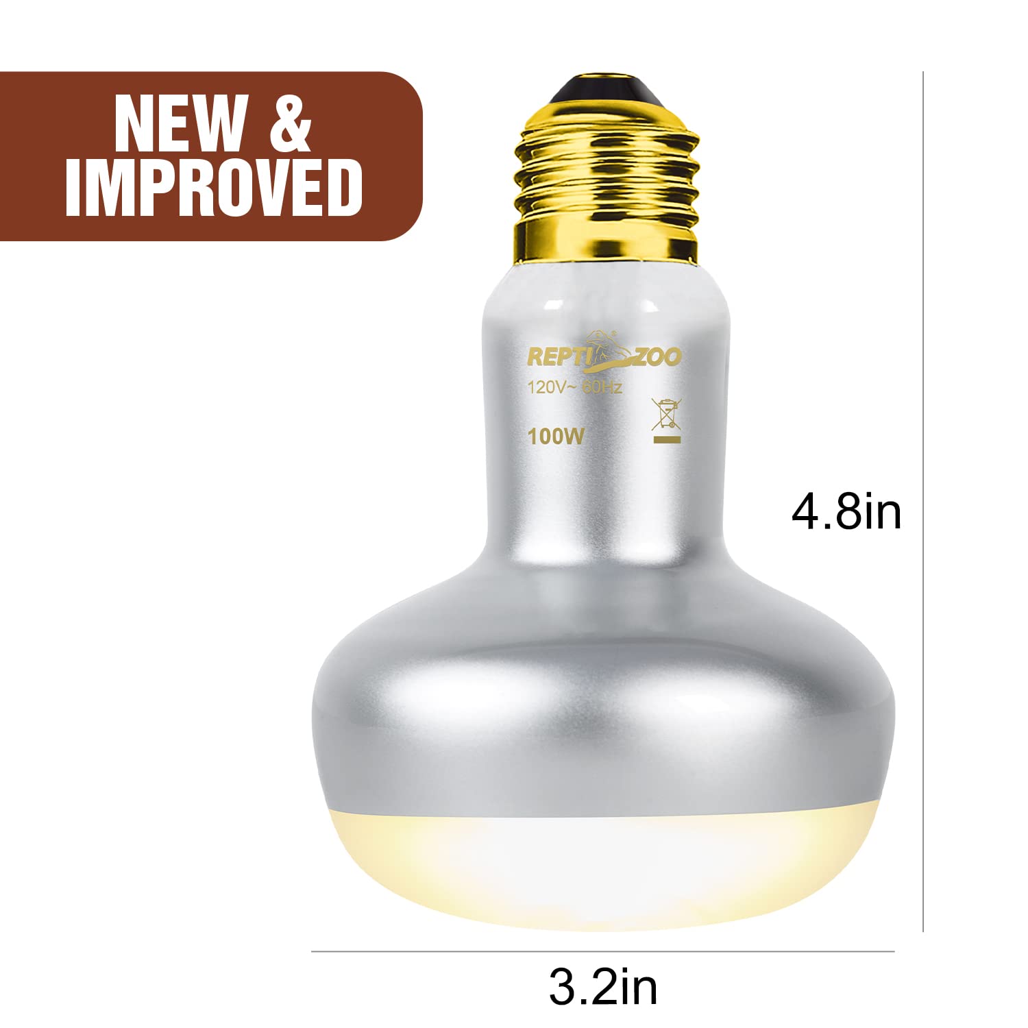 2 Pack Heat Lamp 100W