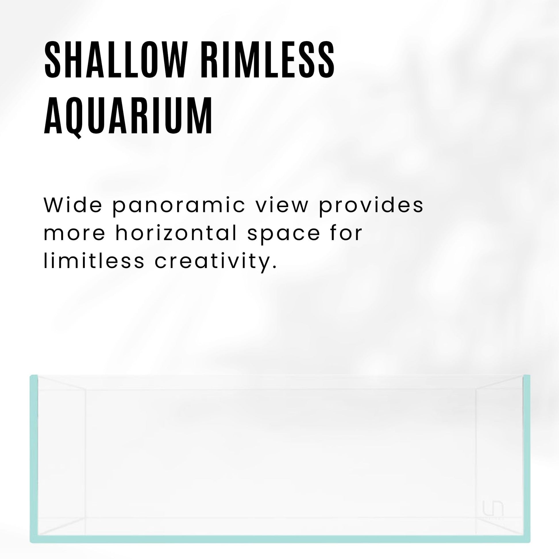 Nature Systems Ultra Clear Rimless Aquarium