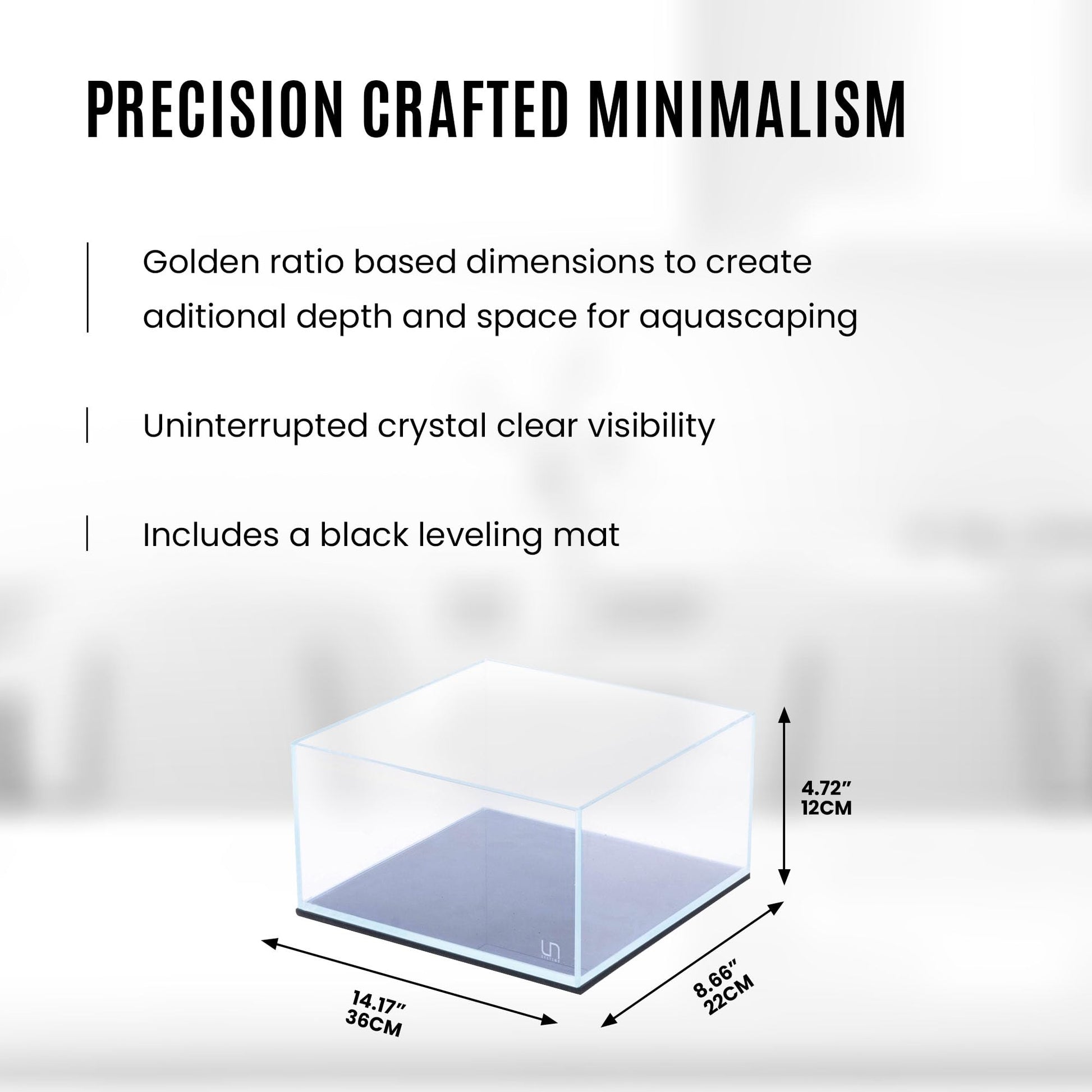 Nature Systems Ultra Clear Rimless Aquarium