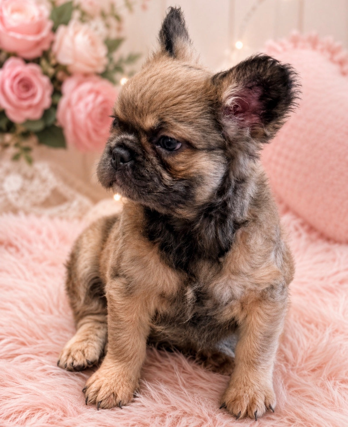 Gracie- AKC Registered Female Fluffy French Bulldog - DOB:(4/22/2026)