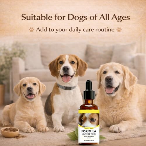 Advanced Vision Formula for Dogs – Liquid Eye & Vision Support Supplement –