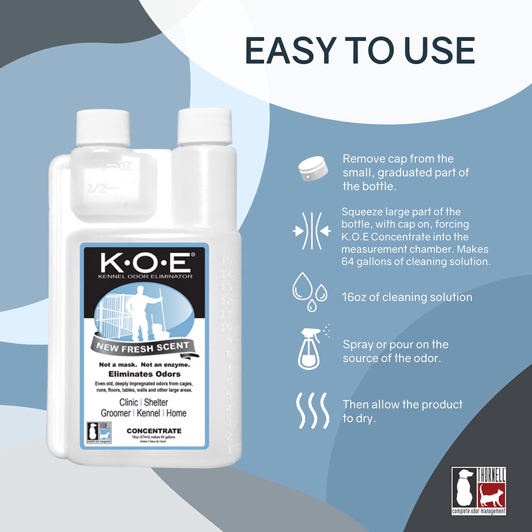 Odorcide Kennel Odor Eliminator Concentrate – For Cages