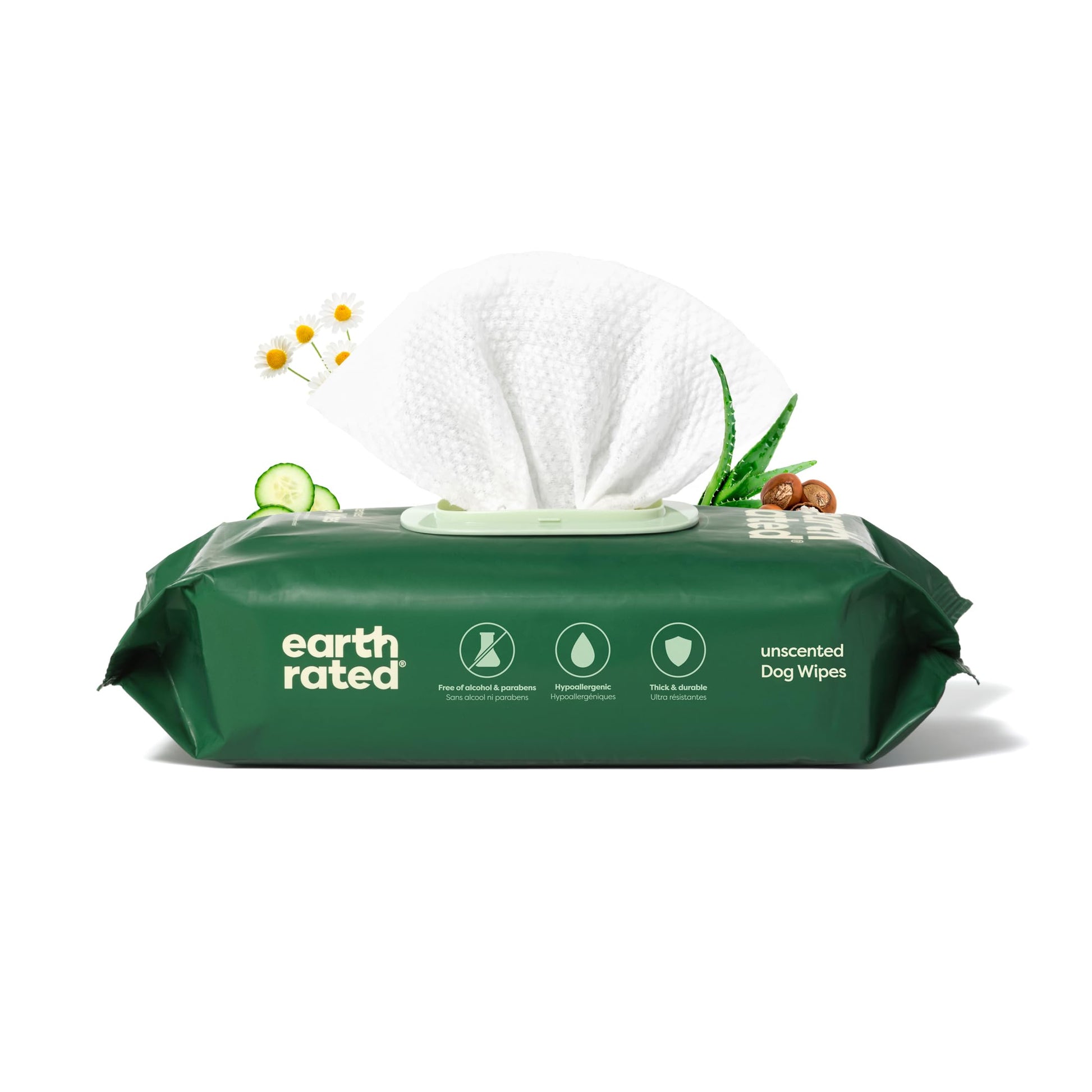 Earth Rated Pet Wipes for Dogs and Cats
