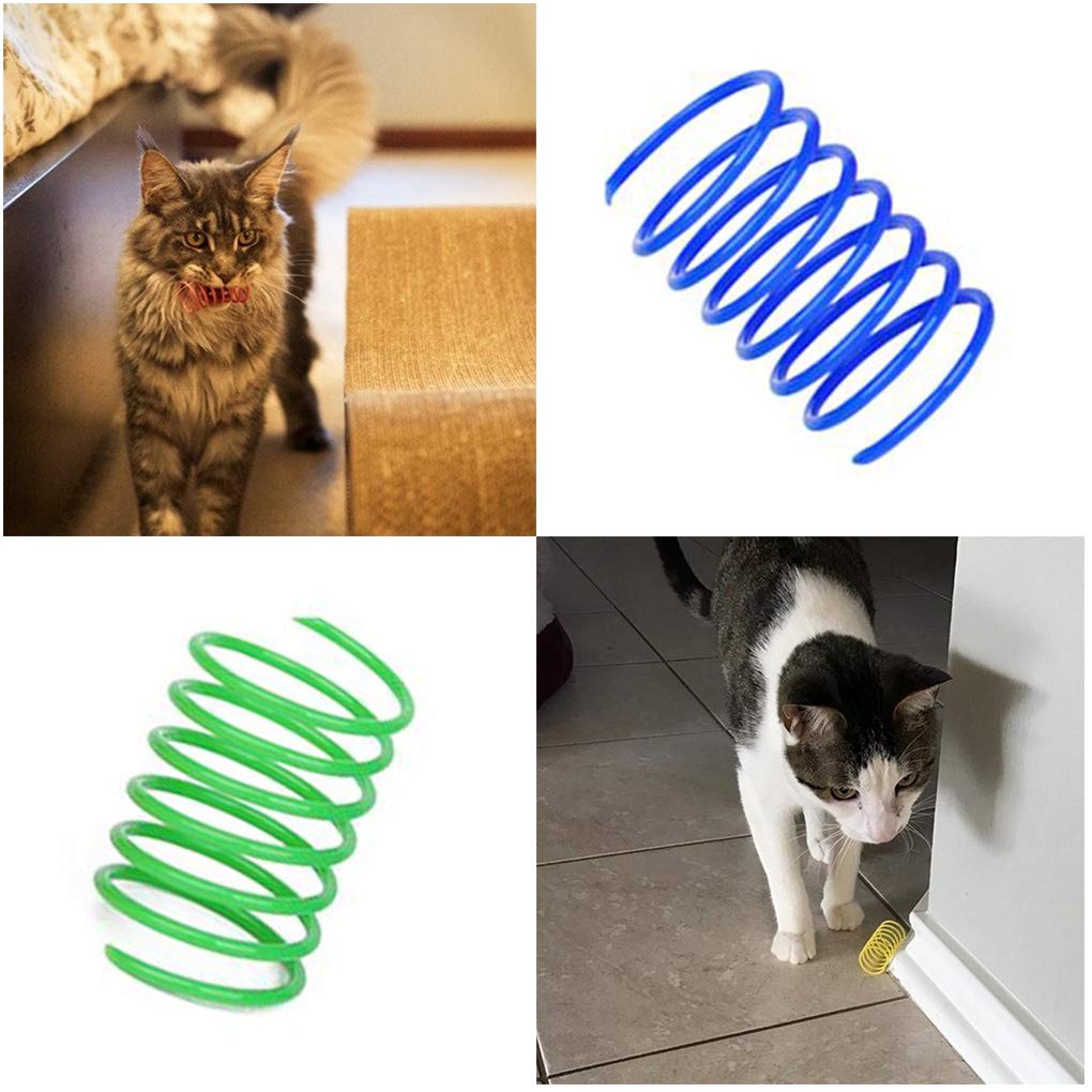 Cat Spiral Spring, 12 Pc Cat Creative Toy