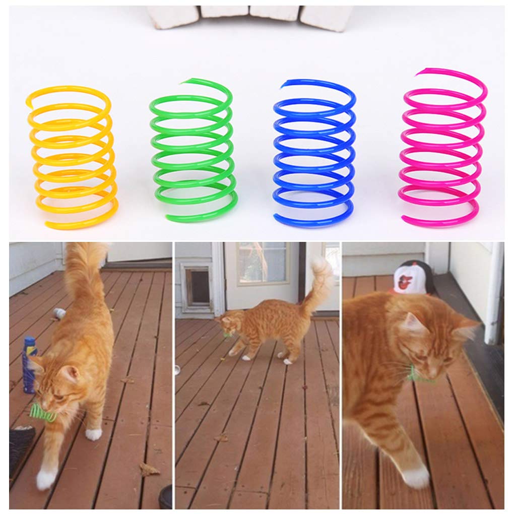 Cat Spiral Spring, 12 Pc Cat Creative Toy