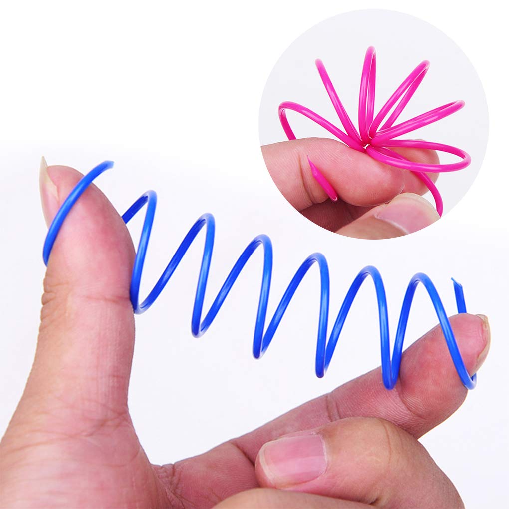 Cat Spiral Spring, 12 Pc Cat Creative Toy