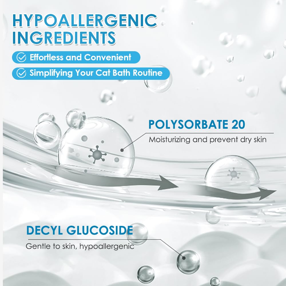 Waterless Cat Shampoo for Longhair Cats