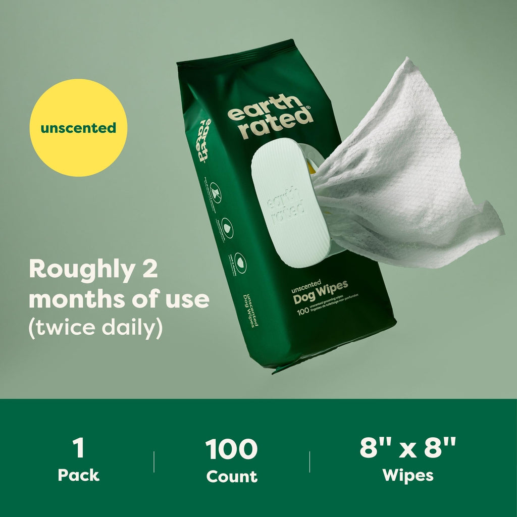 Earth Rated Pet Wipes for Dogs and Cats