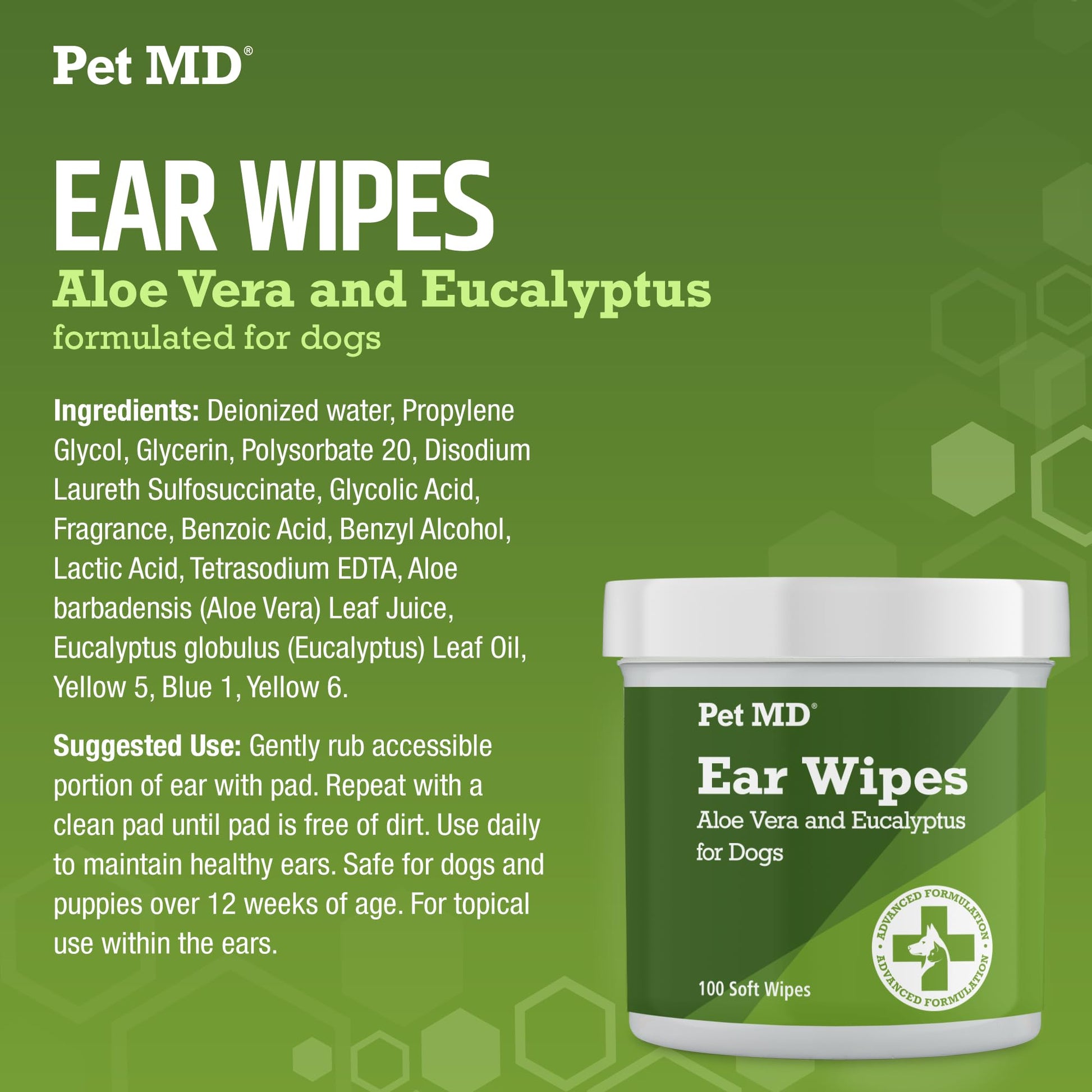 Dog Ear Cleaner Wipes