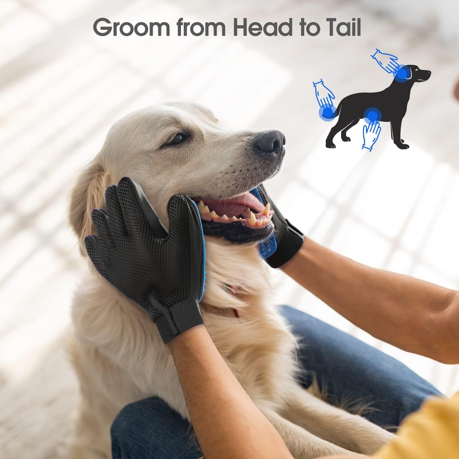 Pet Hair Remover Gloves