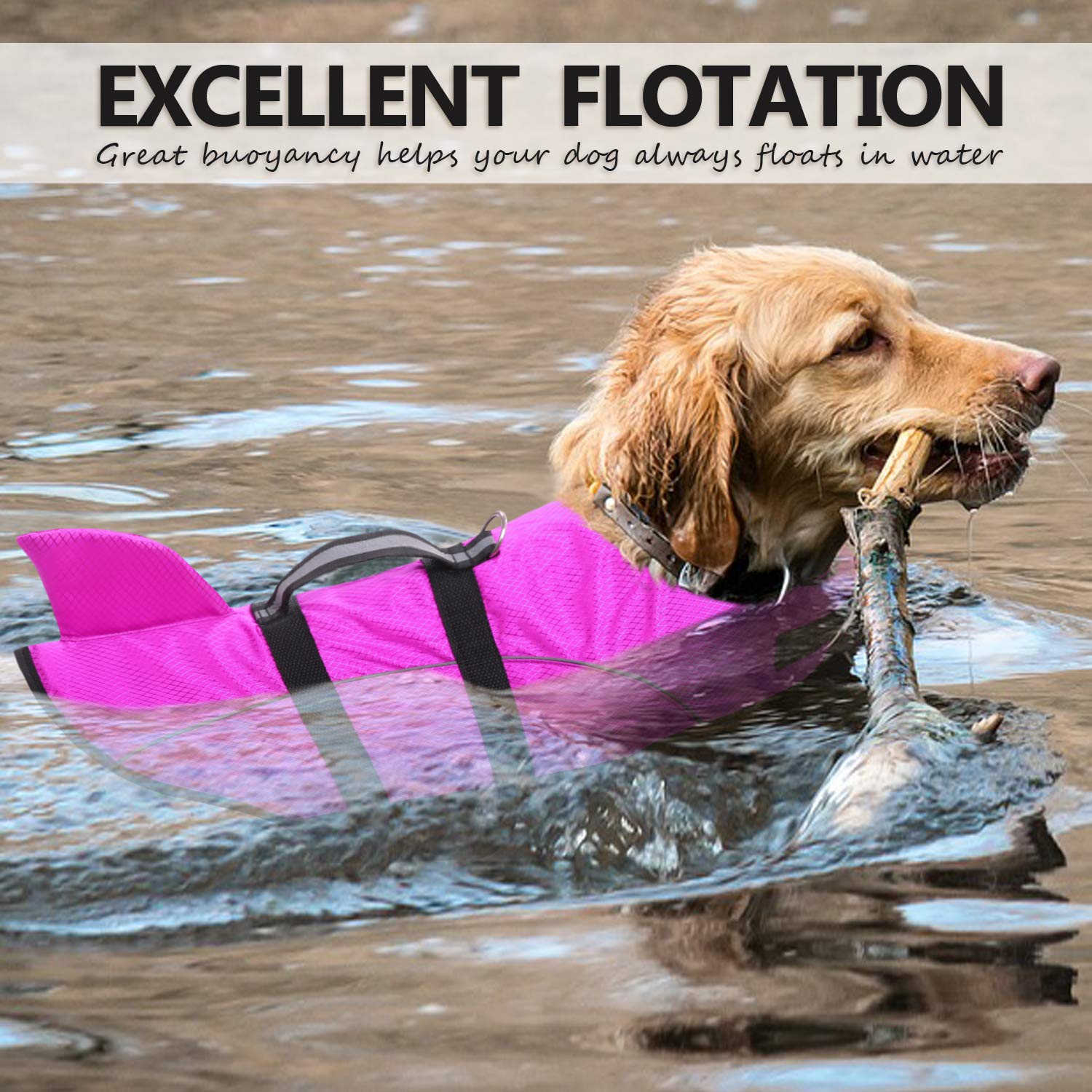 Dog Life Jacket Shark Life Vest for Dogs