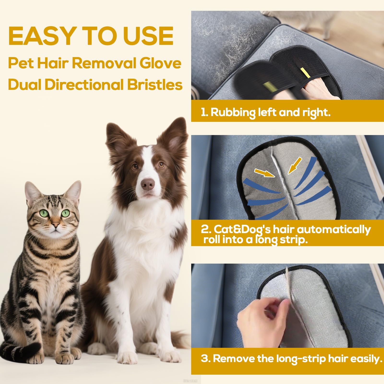 Pet Hair Removal Glove