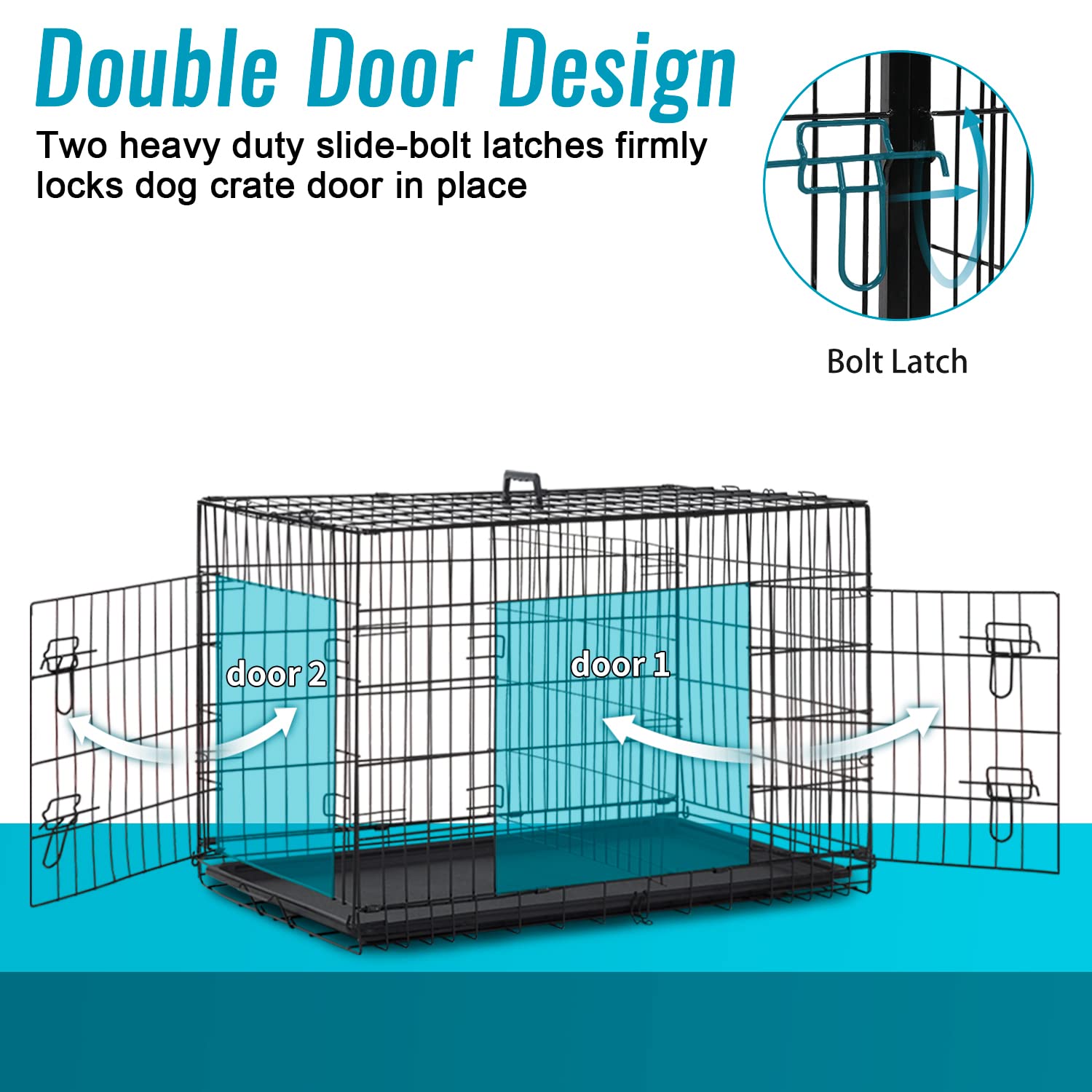 Dog Crate for Small Dogs 24 Inch