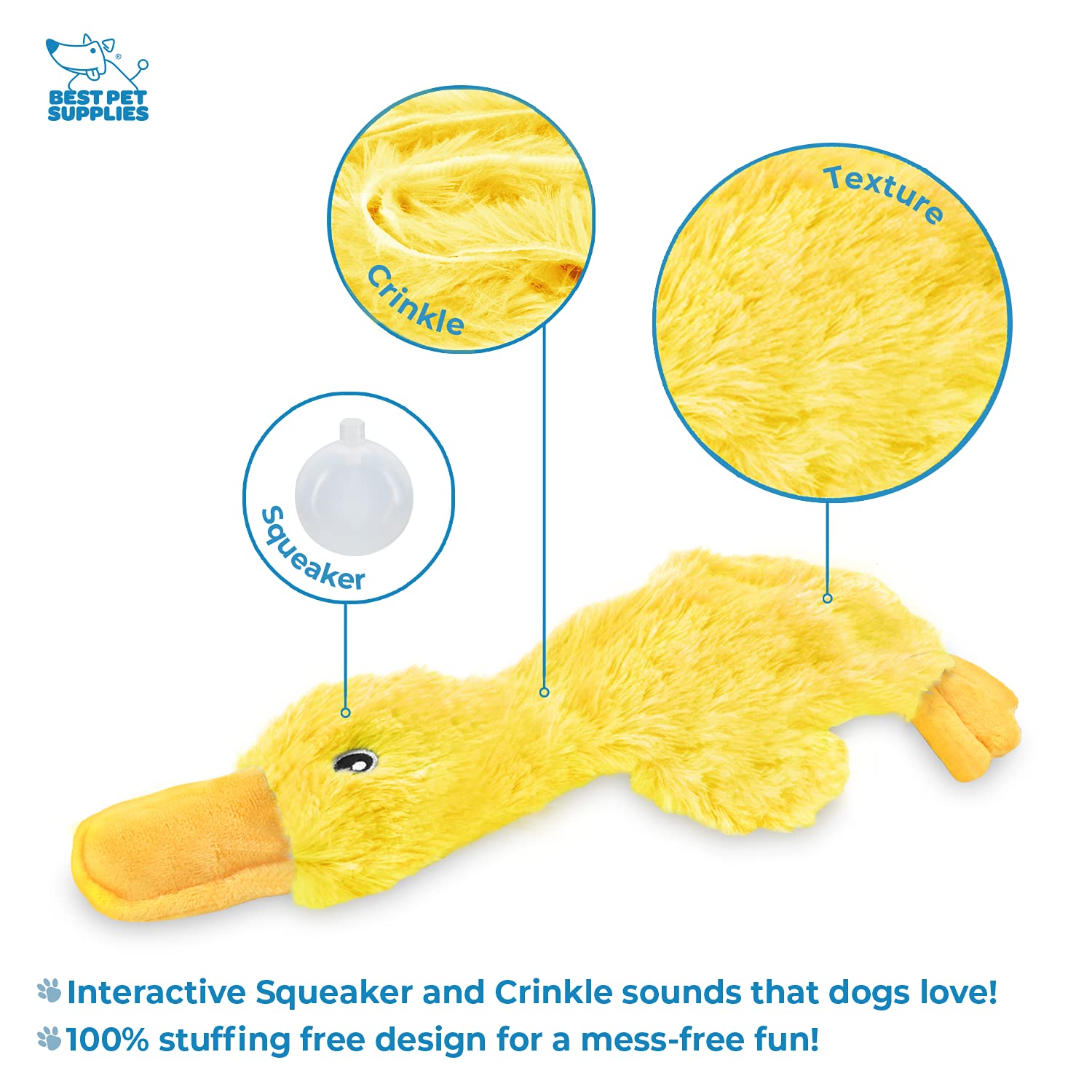 Duck Puppy Toy (Yellow)