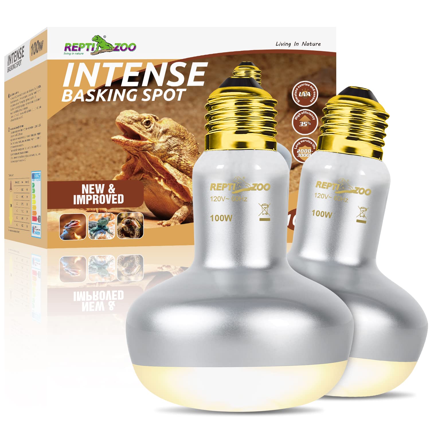 2 Pack Heat Lamp 100W