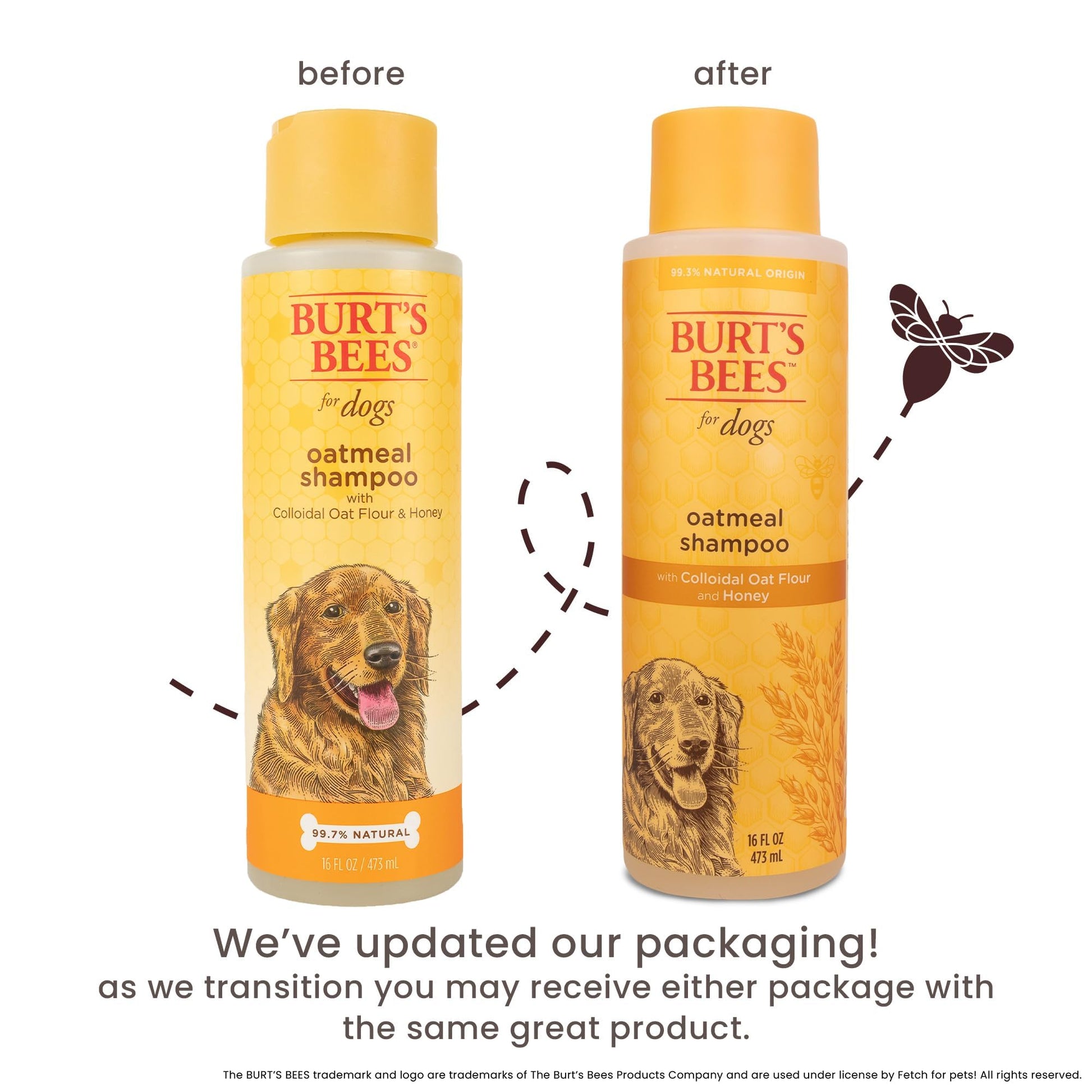 Burt's Bees for Pets Oatmeal Shampoo for Dogs