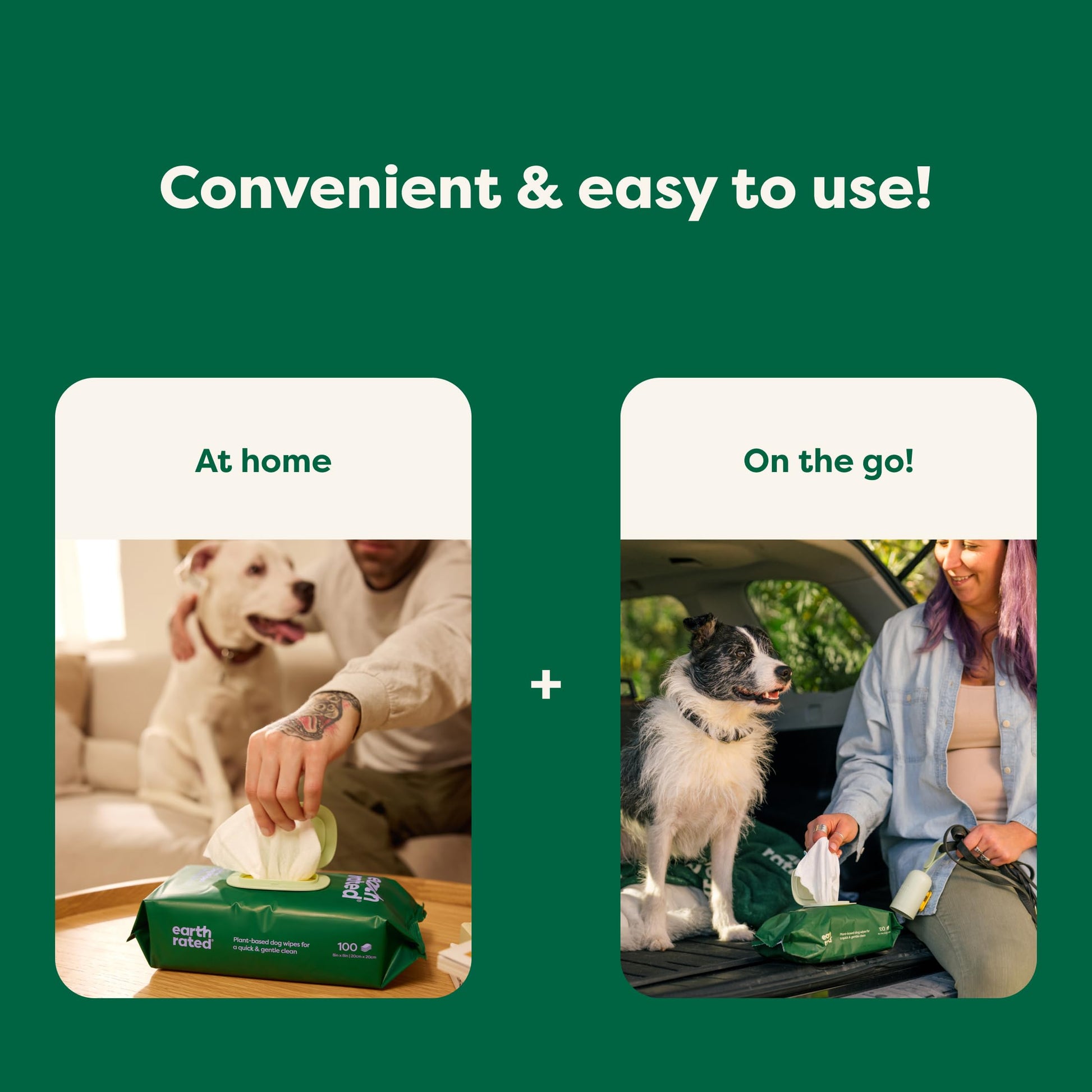 Earth Rated Pet Wipes for Dogs and Cats