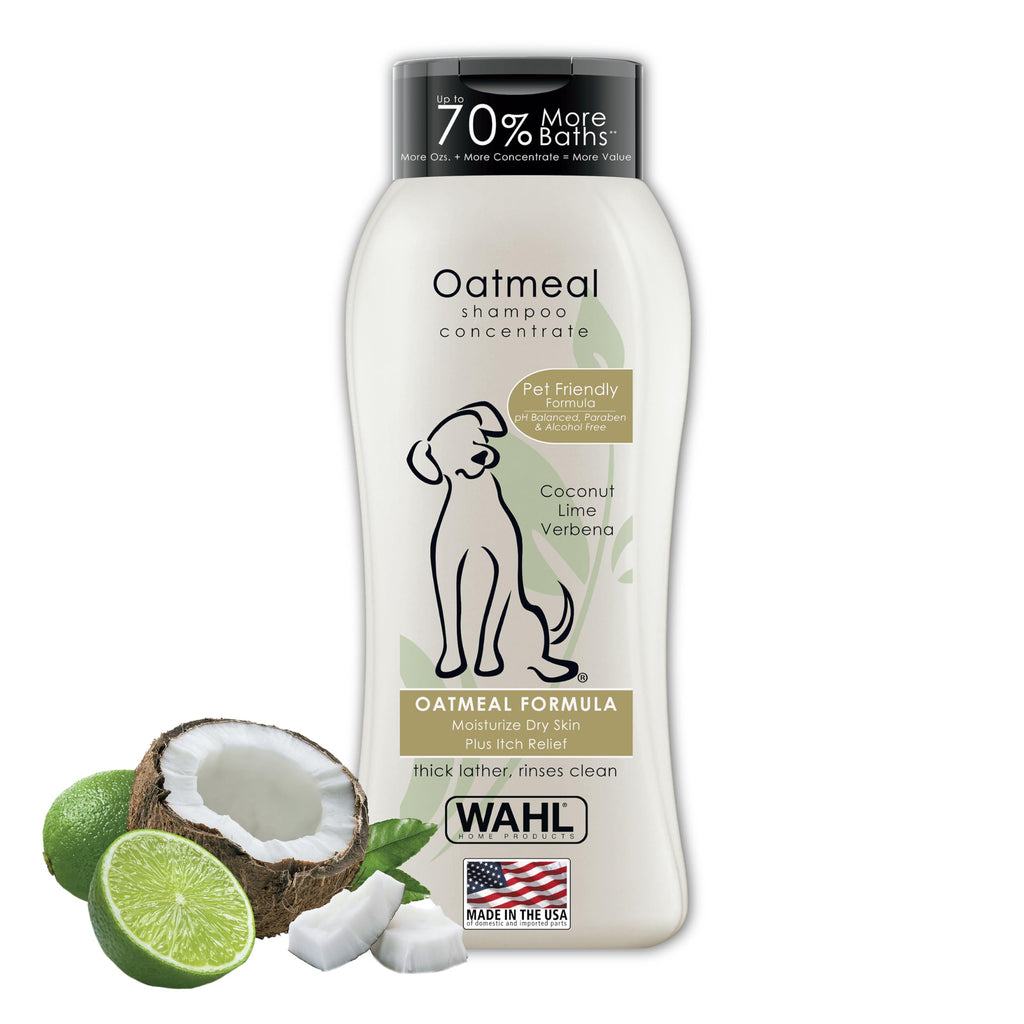 Dry Skin & Itch Relief Pet Shampoo for Dogs – Oatmeal Formula with Coconut Lime