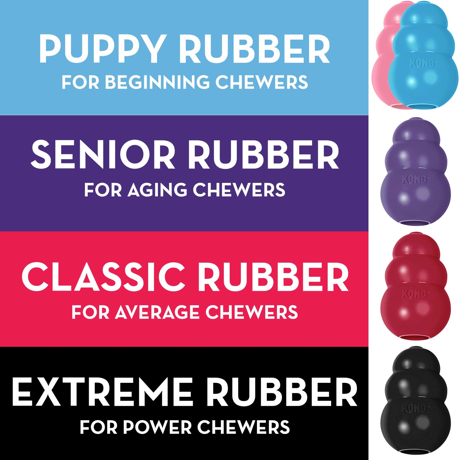 Natural Teething Rubber Chew Toy for Dogs
