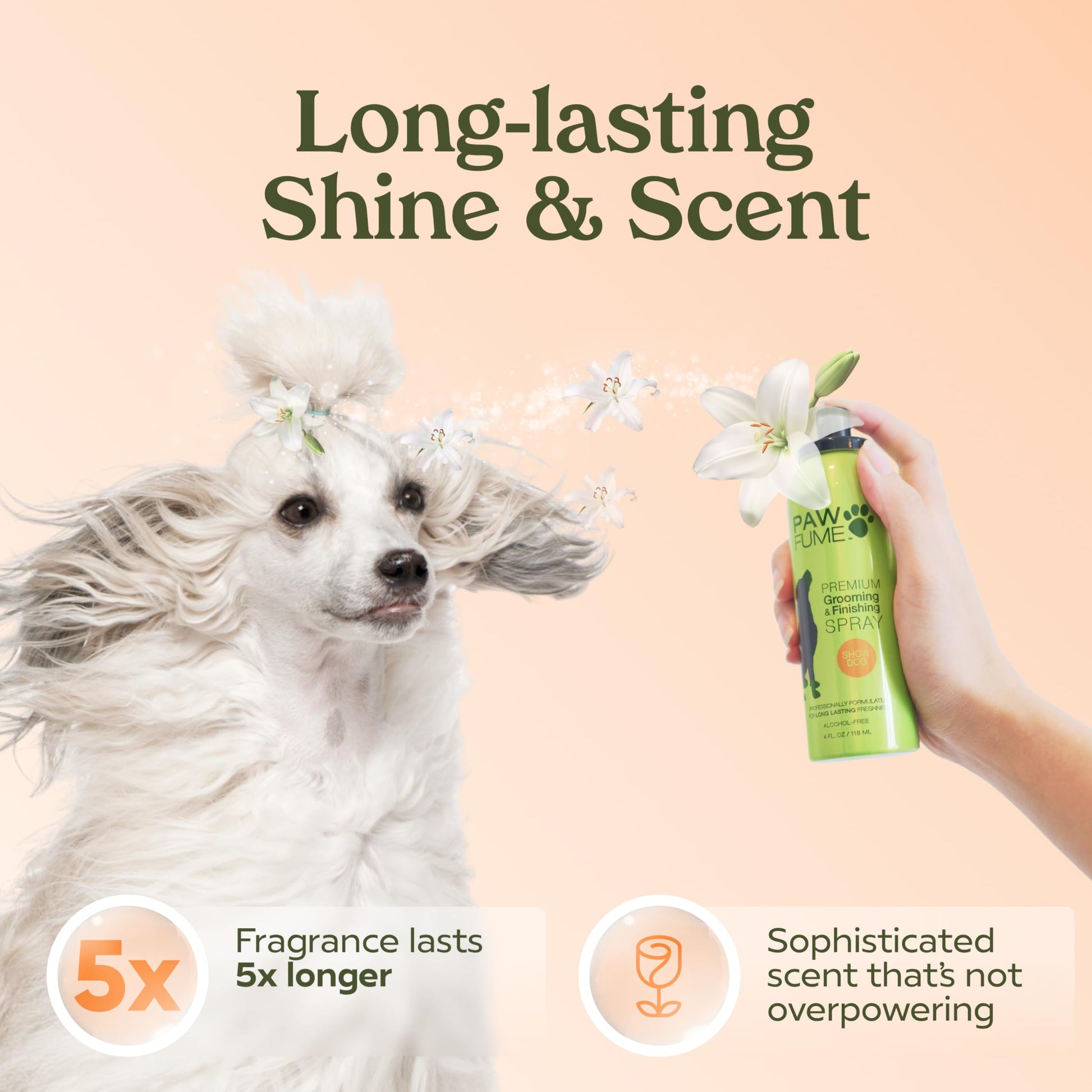 Dog Perfume Spray Long Lasting Scent for Grooming