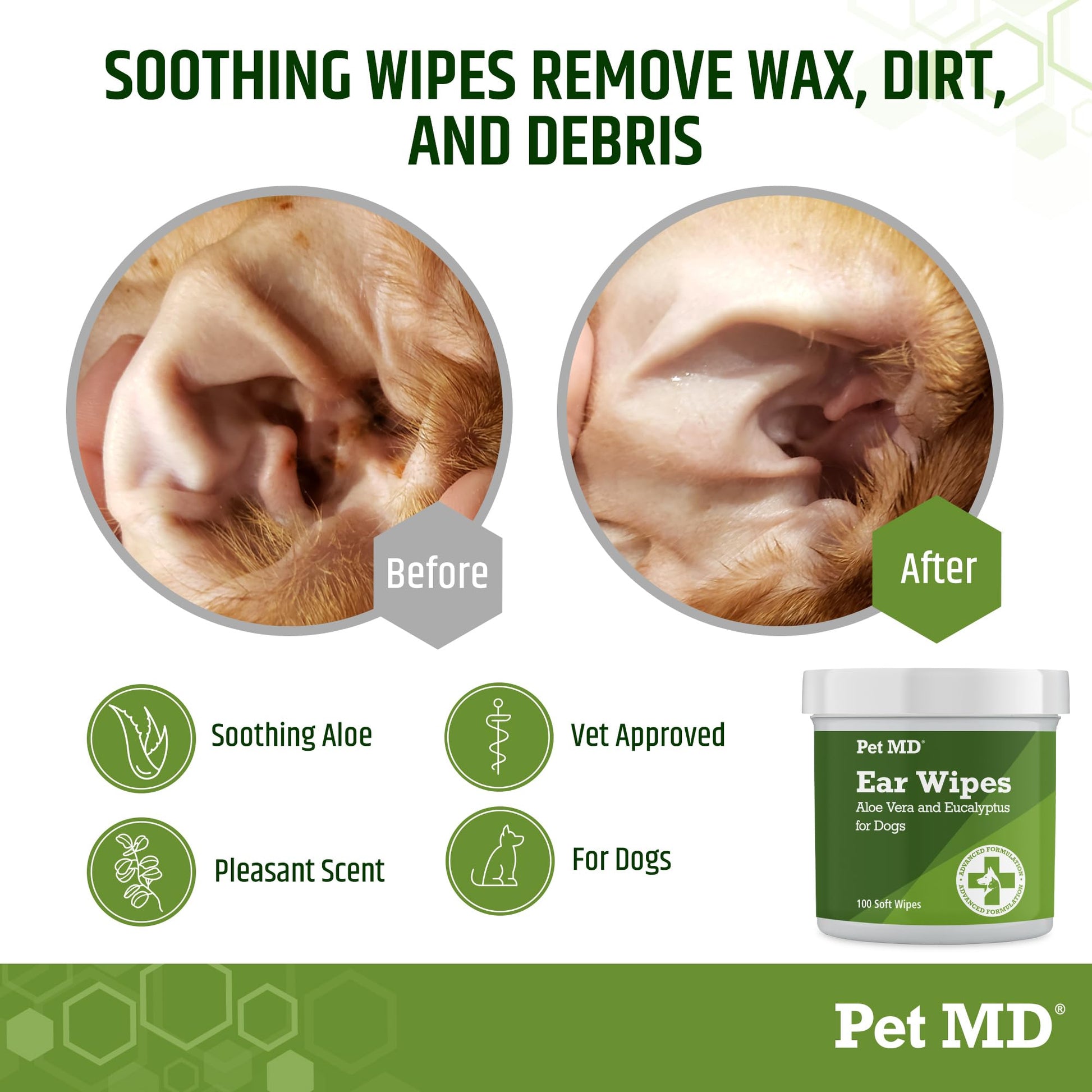 Dog Ear Cleaner Wipes