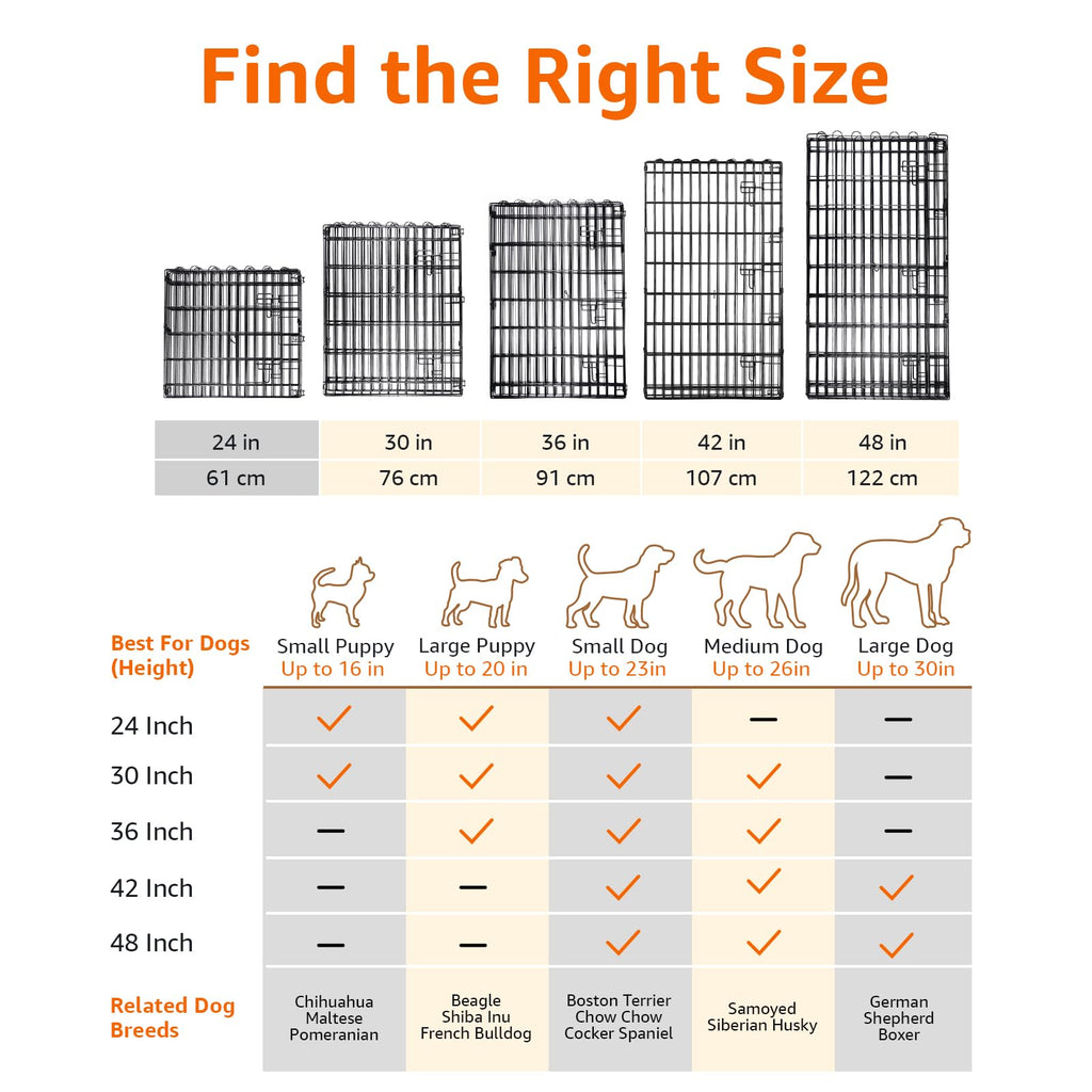 Foldable Octagonal Metal Exercise Puppy / Dog Playpen