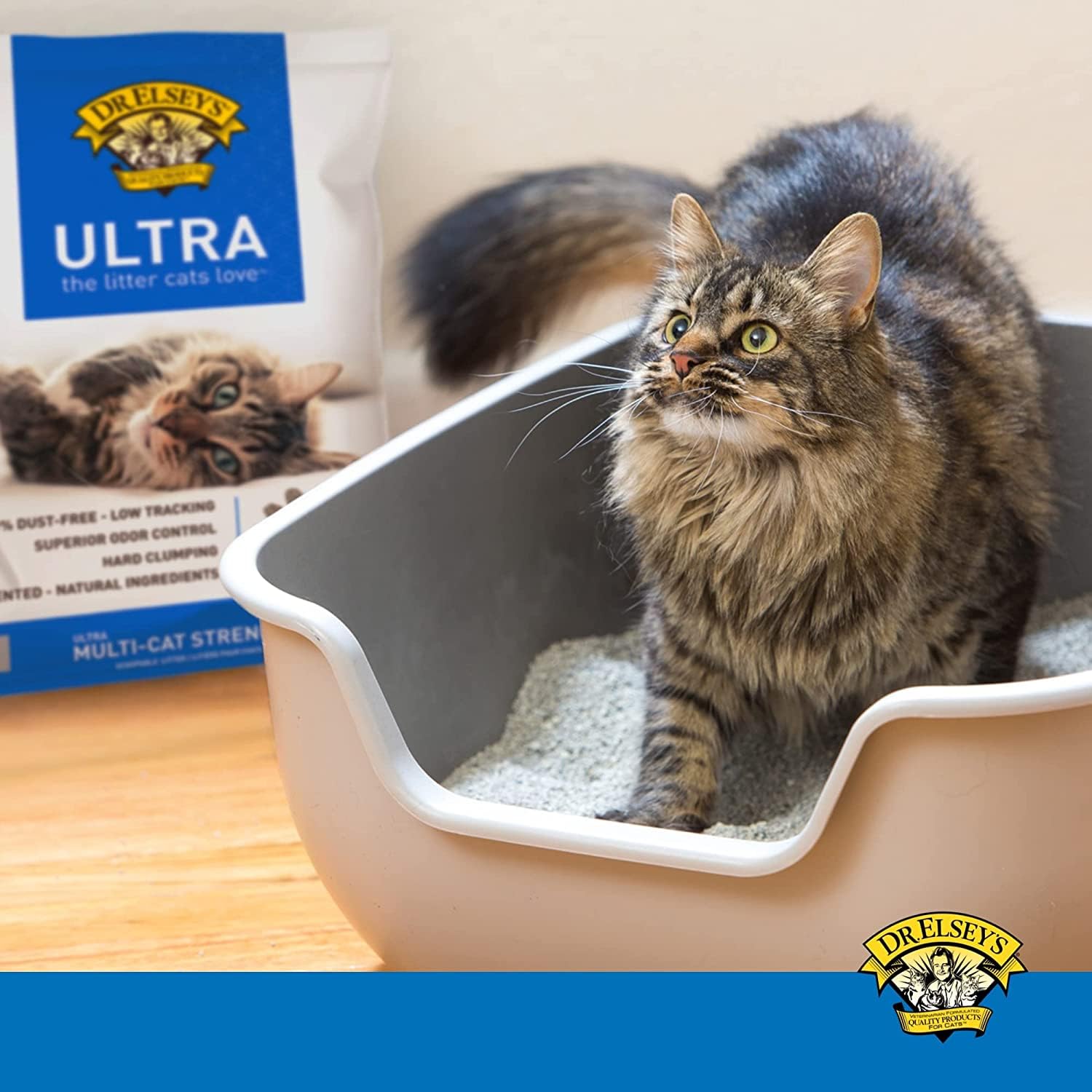 Dr. Elsey's Ultra UnScented Clumping Clay Cat Litter 40 lb. Bag