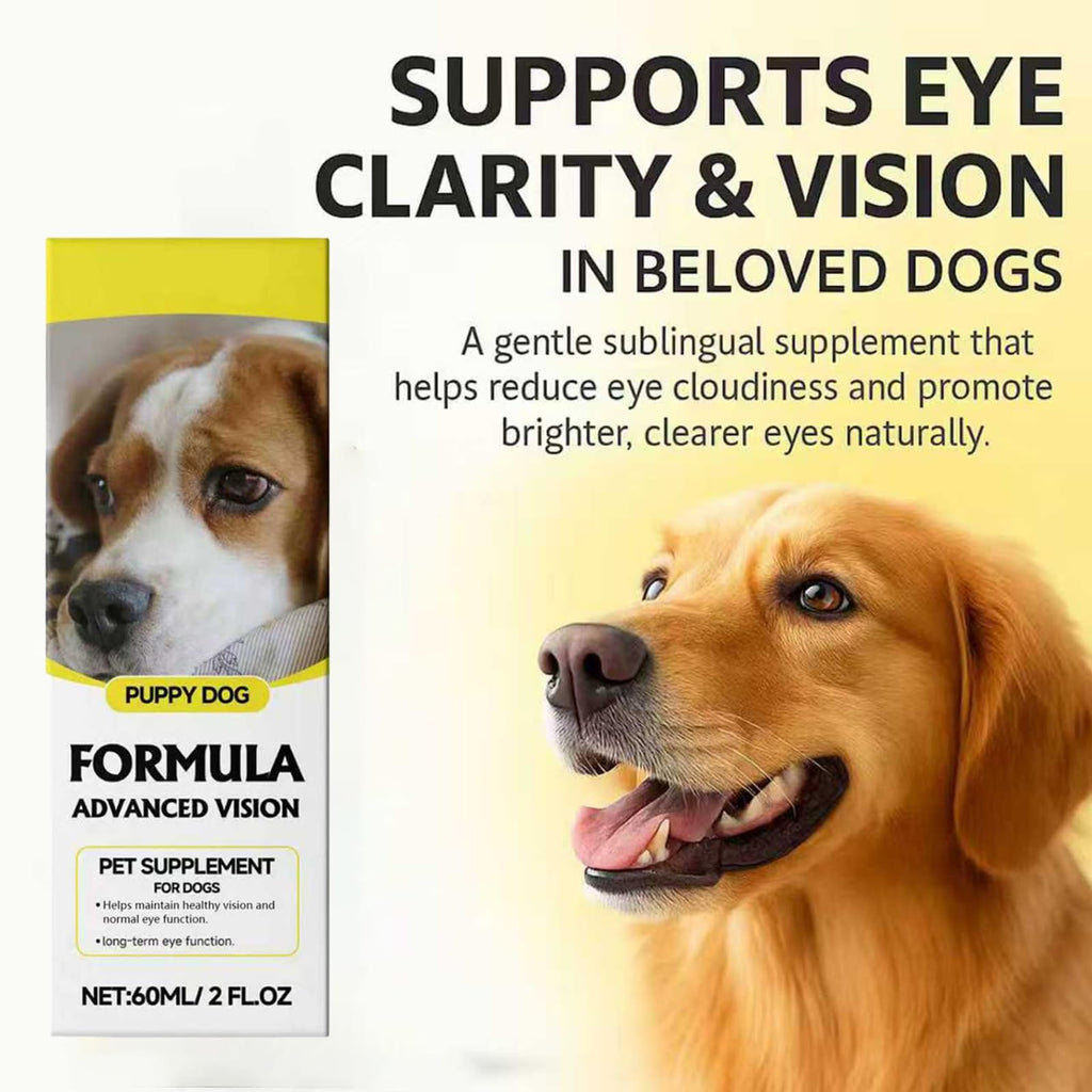Advanced Vision Formula for Dogs – Liquid Eye & Vision Support Supplement –