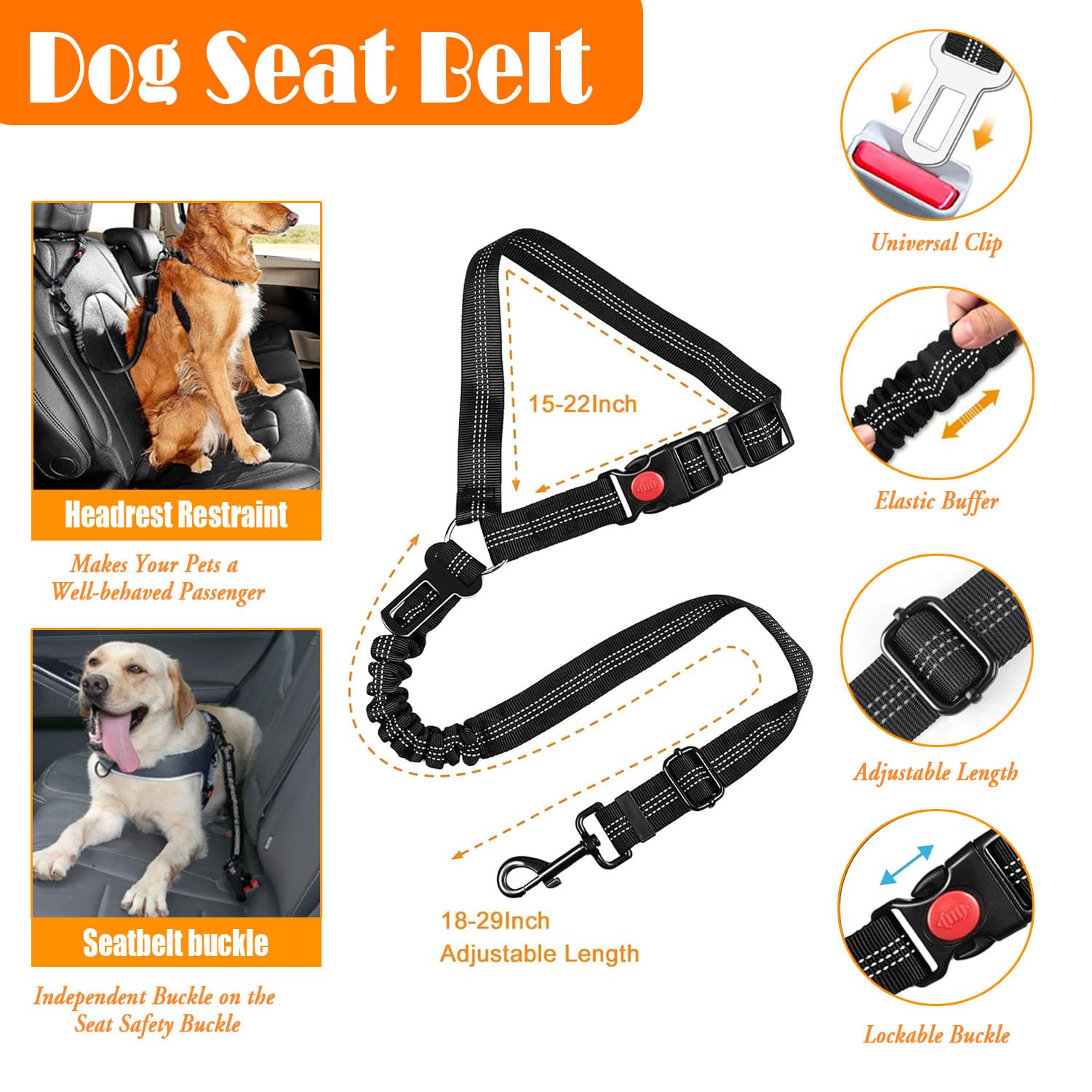 No Pull Dog Harness, Collar & Leash Set