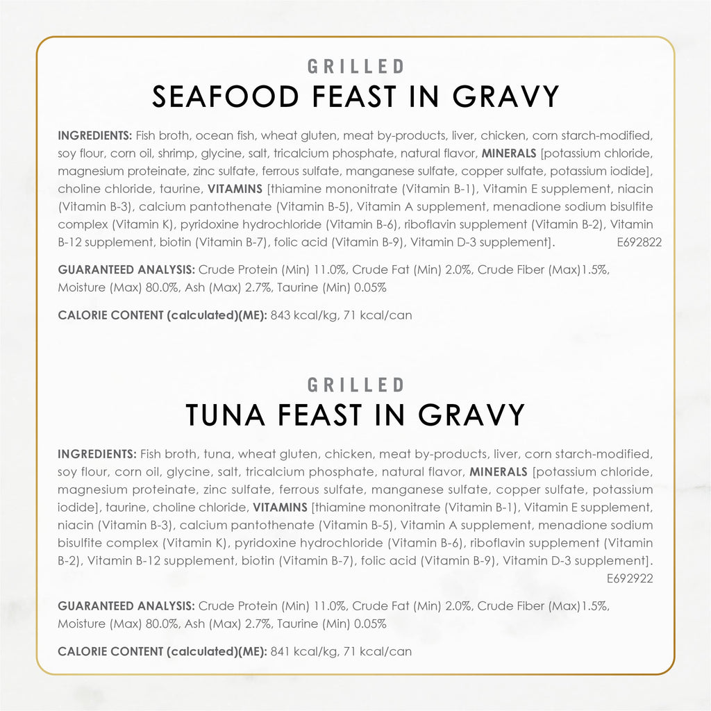 Purina Fancy Feast Grilled Wet Cat Food Seafood Collection