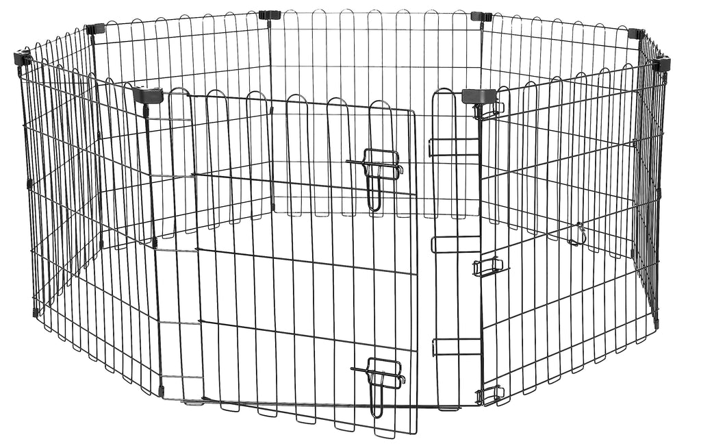 Foldable Octagonal Metal Exercise Puppy / Dog Playpen