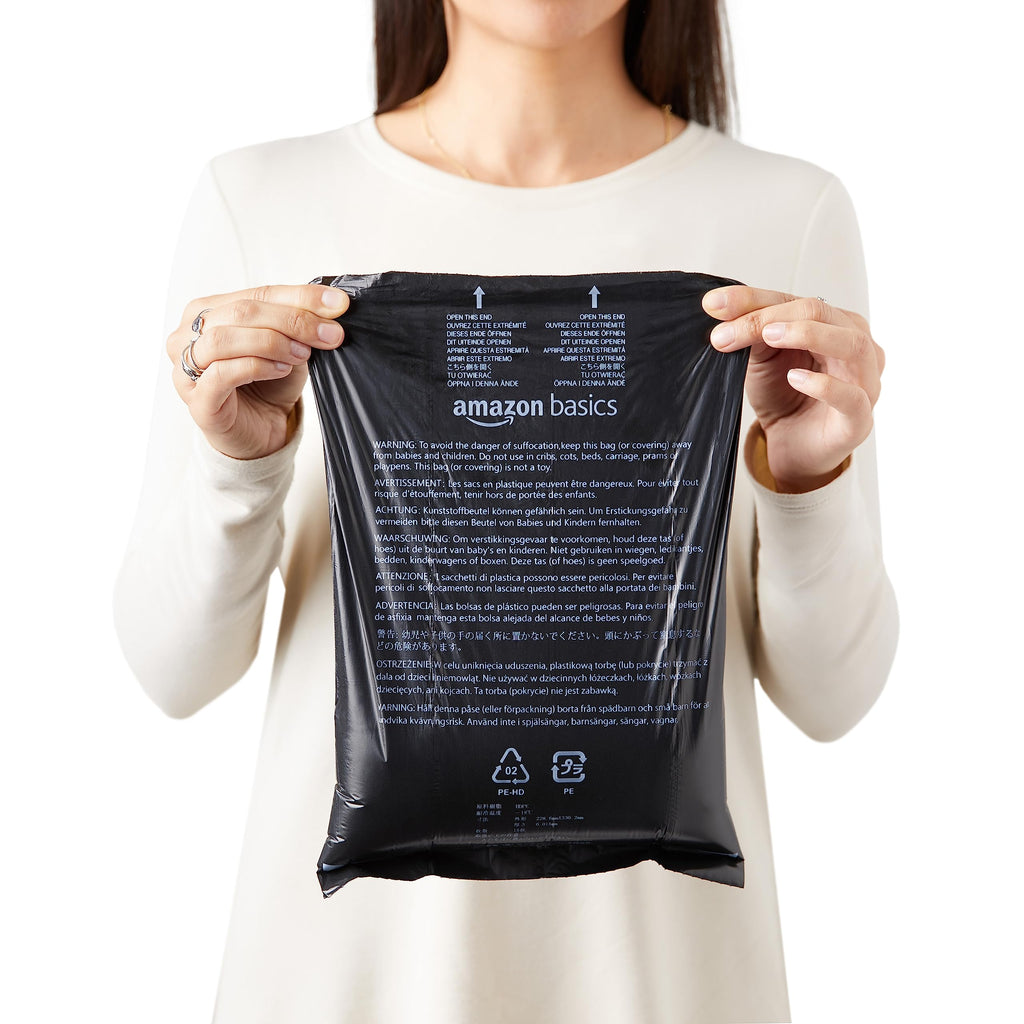 Dog Poop Leak Proof Bags with Dispenser and Leash Clip