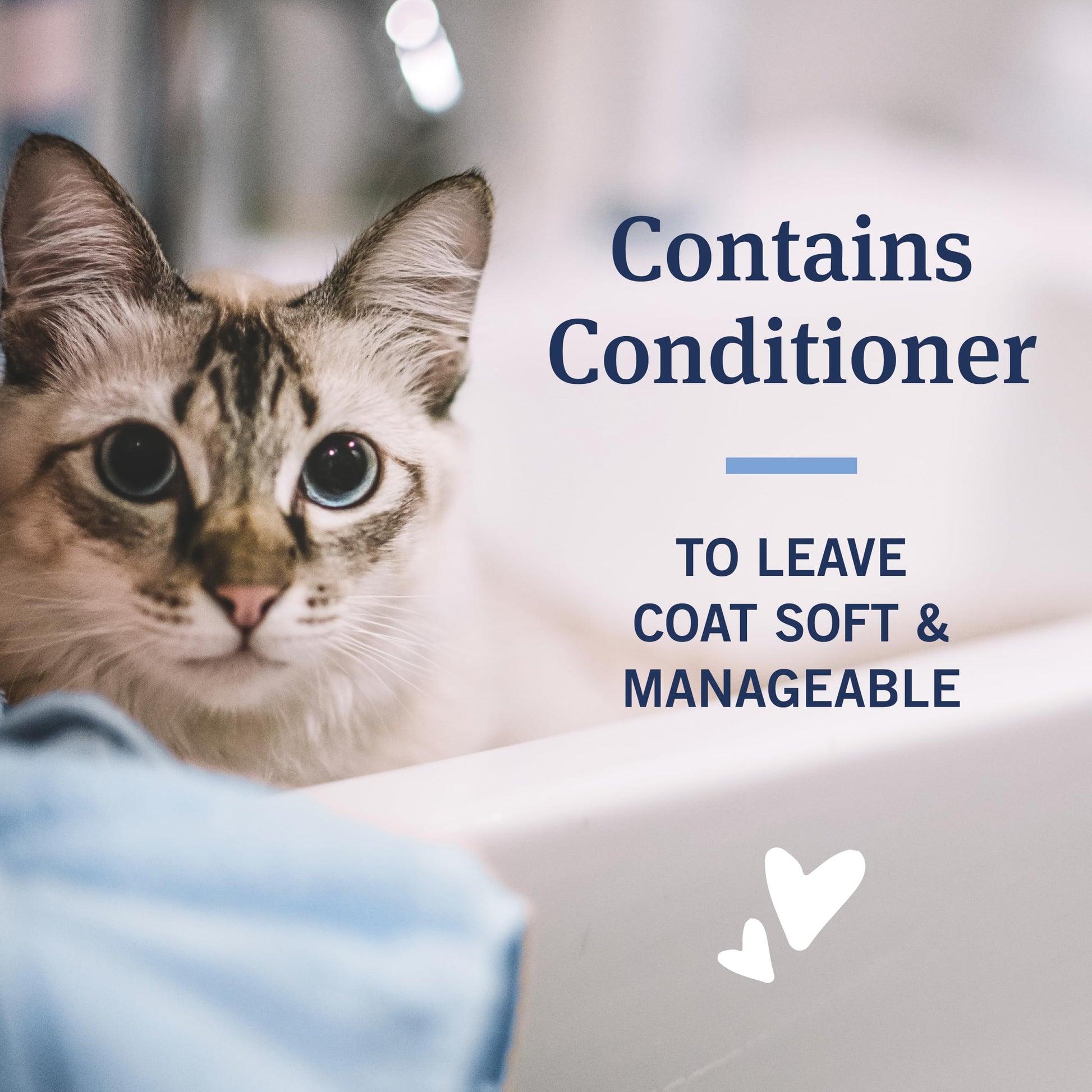 Flea and Tick Shampoo for Cats, Coconut Berry Scented