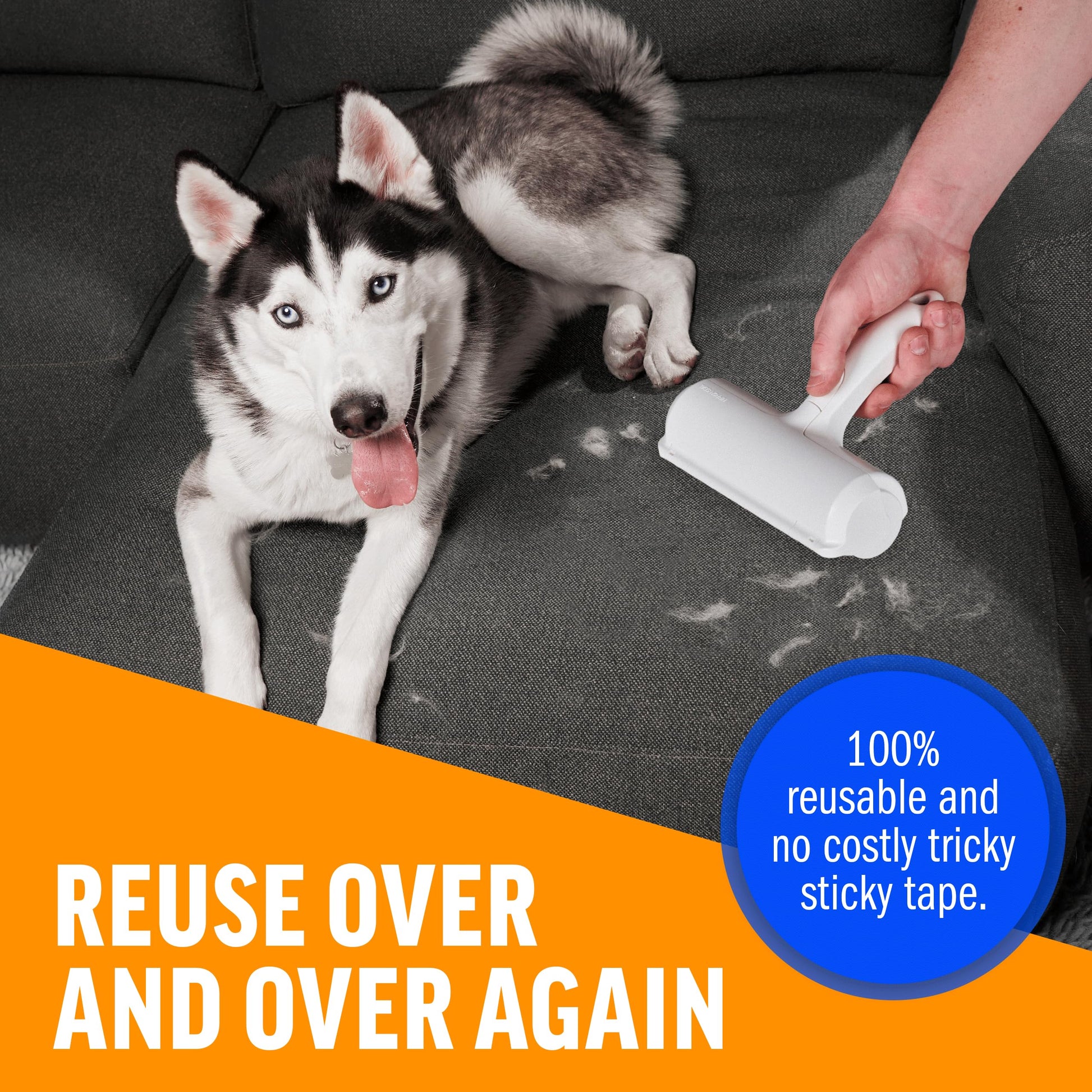 Pet Hair Remover and Reusable Lint Roller