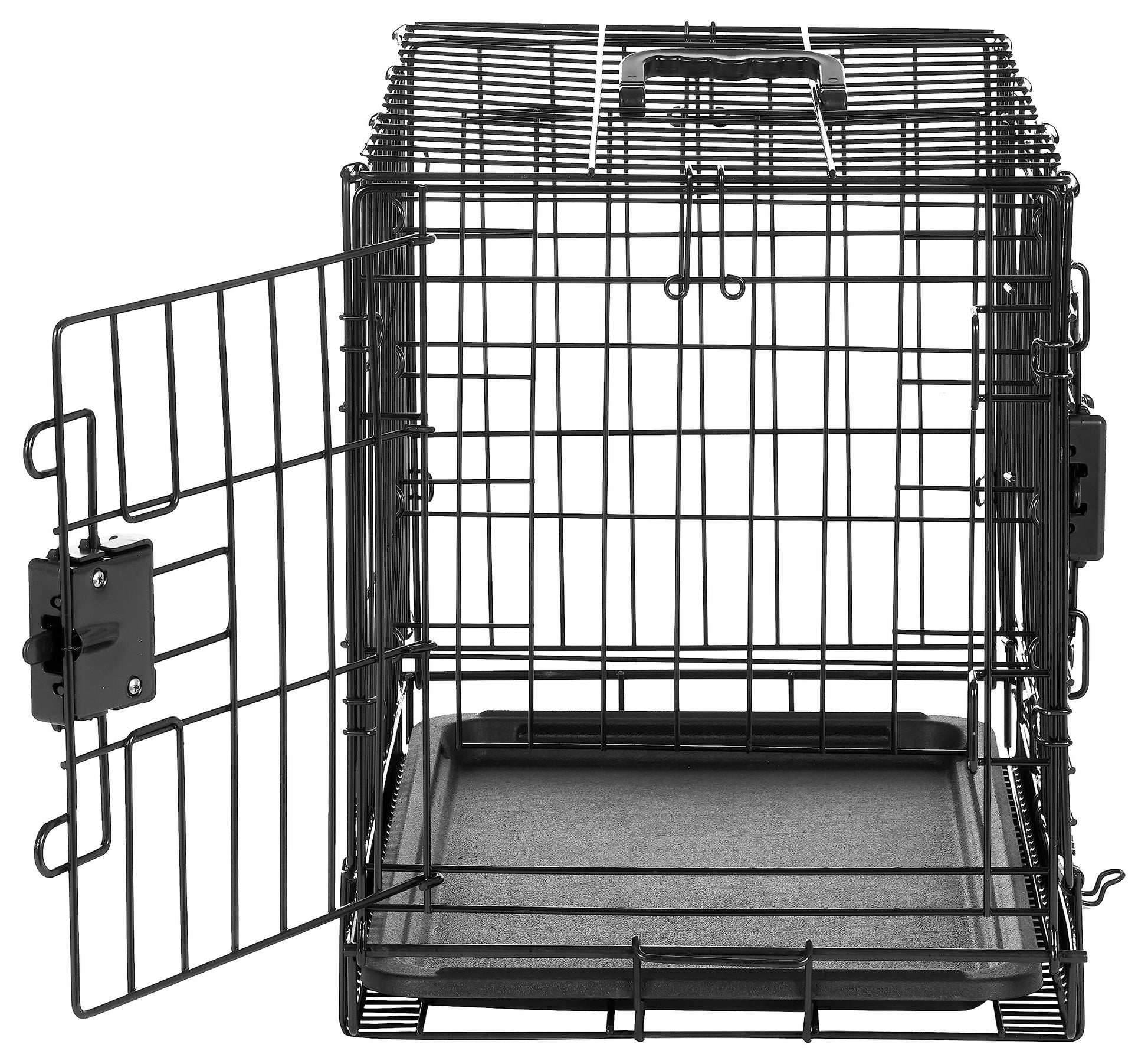 Metal Wire Dog Crate with Tray