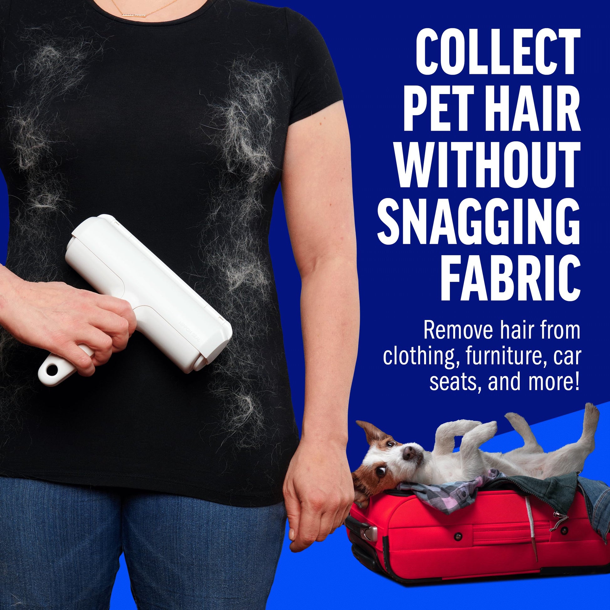 Pet Hair Remover and Reusable Lint Roller