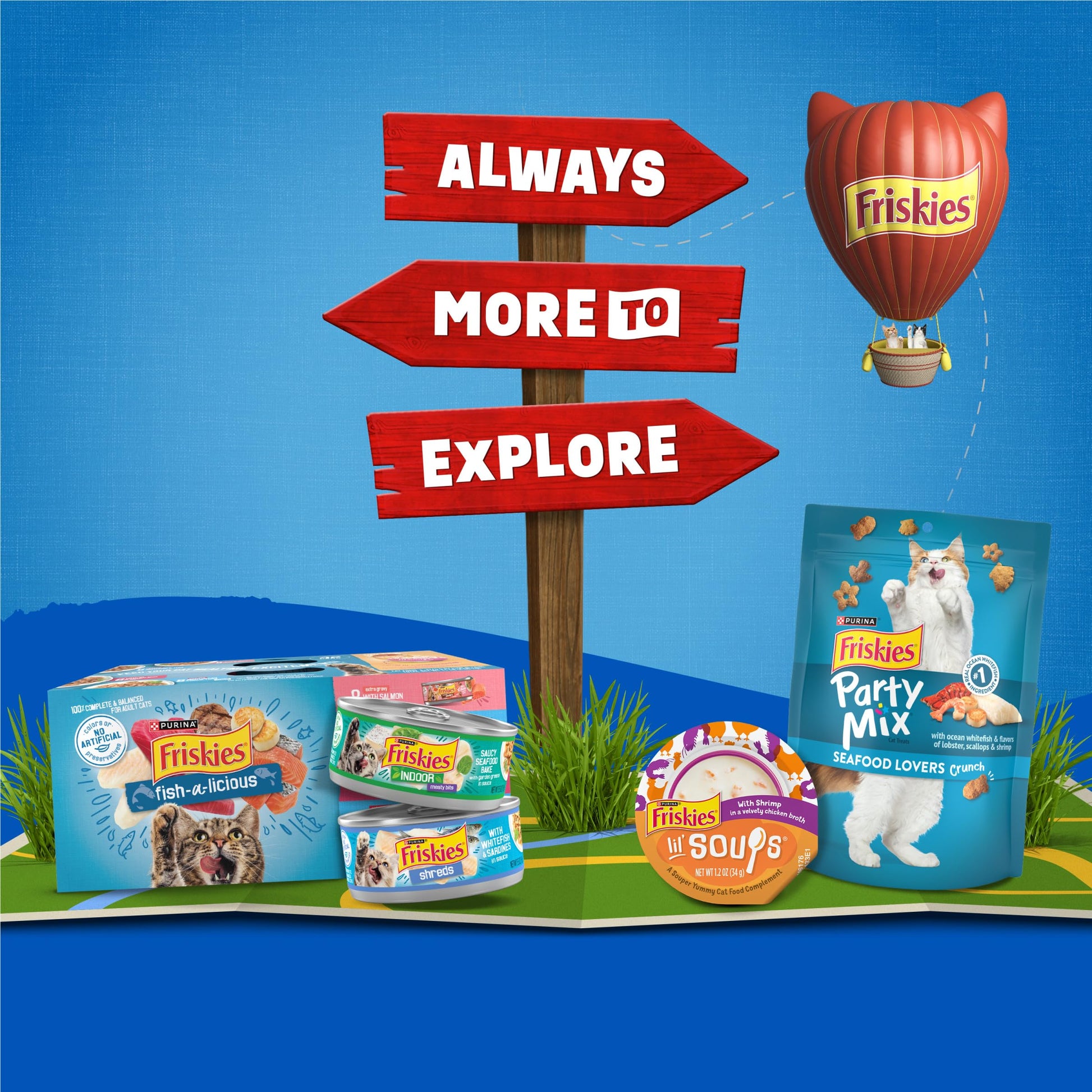 Purina Friskies Dry Cat Food Seafood Sensations 22 lb.