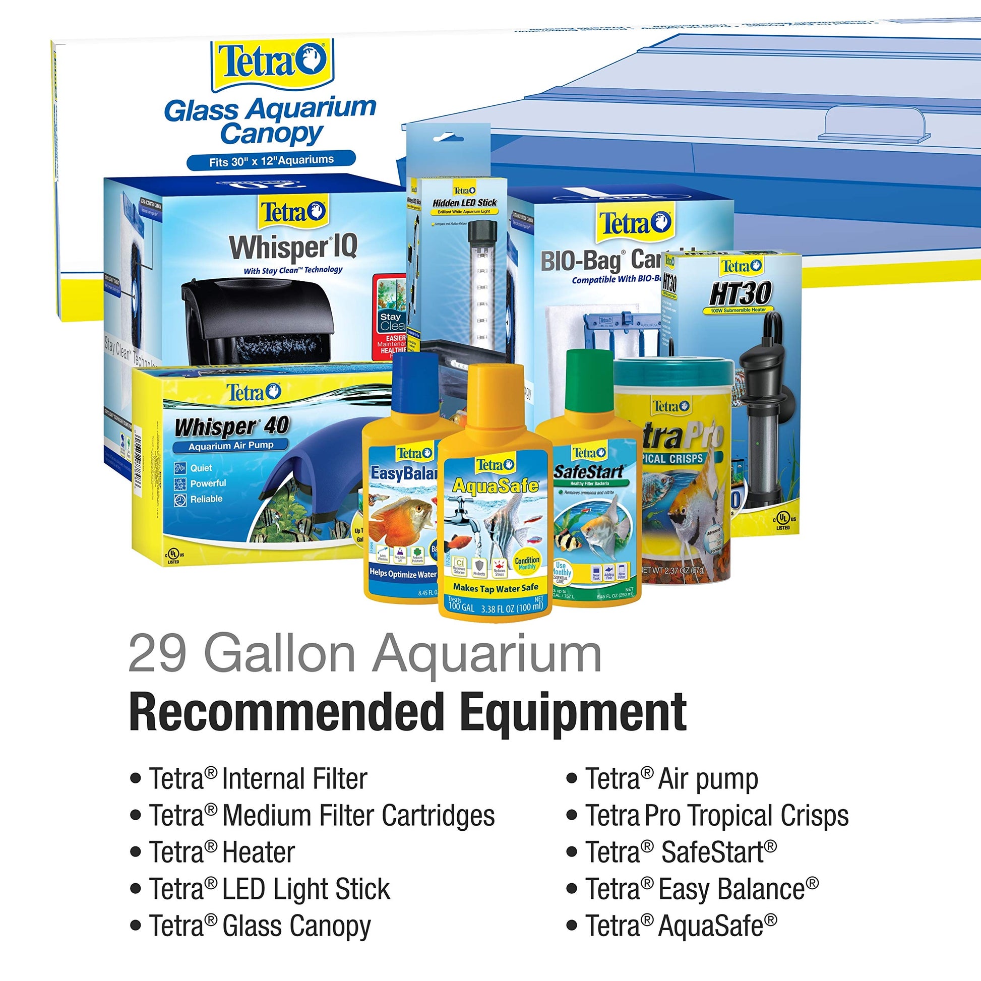 Glass Aquarium 29 Gallons
